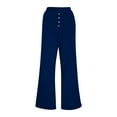 thumbnail image 4 of JUSLIO Womens Sweatpants High Waist Pockets Casual Sweatpants Comfortable Blue 2XL, 4 of 9