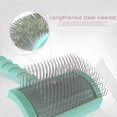 thumbnail image 5 of Pet Grooming Slicker Brush for Hair Shedding Removal and Massage, Large Dog Comb, 5 of 5