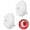Red, variant on Hesxuno 2PC Light-controlled Night Light Plug-in Suitable for Corridors Stairs Bathrooms and Kitchens