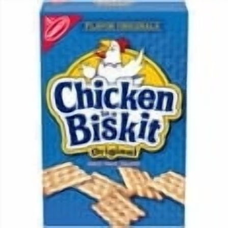 Chicken in a Biskit Original Baked Snack Crackers, Lunch Snacks, 7.5 oz pack of 1