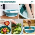 thumbnail image 3 of Collapsible Washbasin, Collapsible Washbasin Multifunctional Portable Washbasin Collapsible Round Washbasin Washbasin Collapsible Washing Basket Silic, 3 of 5