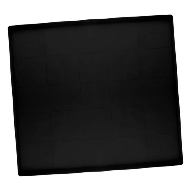 veasfak Washer Dryer Cover Silicone Topper Protector Pad Mat Spill Resistant Raised Edge black