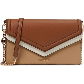 【美品】MICHAEL MICHAEL KORS クロスボディ キャメルマルチ Michael Kors Jet Set Charm Oval Camera Crossbody Luggage, Double