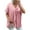 Pink, variant on Bigersell Sequin Tops Women Summer V-Neck Short Sleeve Blouses Sparkly Glitter Tees Shirts Party Tops Clubwear Women Casual Loose Blouse T-Shirt Black 3XL