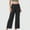 *Black, variant on ClodeEU Women's Drawstring Elastic Waist Pants with Pockets,Casual Long Trousers with Pockets Navy,Womens Plus XL