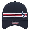 thumbnail image 2 of Men's New Era Navy Houston Texans Stripes 39THIRTY Flex Hat, 2 of 5