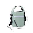 thumbnail image 4 of Tdxkok Wide Opening Insulated Lunch Bag with Reflective Stripe Detachable Strap thermal Food Carrier for Students office Work Green, 4 of 6
