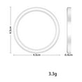 thumbnail image 4 of Metal Bezel for CMF BY NOTHING Watch Pro 2 Smartwatch Stainless Steel Frame Cover Ring Case Replacement Circle Sleeve Hard Bezel for CMF Watch Pro 2 Accessories, 4 of 7