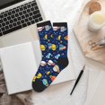 thumbnail image 6 of Rocae Planets and Stars for Adult Socks Casual Athletic Stretchy Loose Socks for Women Men Non-Slip Middle Tube Socks, 6 of 7