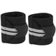thumbnail image 1 of 2 Pcs Weight Lifting Wrist Wraps Thumb Support Straps Gym Winding Wrist Brace(black&gray), 1 of 5