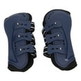 thumbnail image 1 of Botas para Caballos Transpirables Ligeras con Absorción de Impactos Envolturas para Piernas de Caballos Azules para Entrenamiento de Espectáculos de Salto ANGGREK Otros, 1 of 8