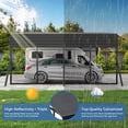 thumbnail image 4 of MUCHANT 20’X20’ Outdoor Heavy-Duty Carport Galvanized Steel Roof with Reinforced Stable Triangle Frame & Enhanced Base for Car, Pickup and Truck, 4 of 8