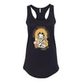 thumbnail image 2 of Wild Bobby, Betty Boop Good Vibes Only Betty Boop Ladies Racerback Tank Top, Black, Small, 2 of 5