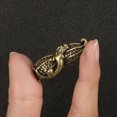 thumbnail image 4 of Brass Solid Peanut Keychain Pendant Figurine Statue Home Ornament Collectibles, 4 of 6
