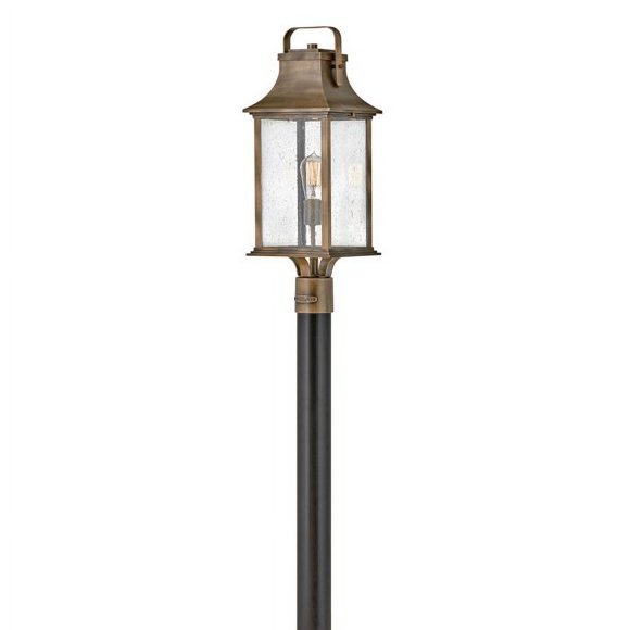 Hinkley 2391BU Grant 23.75"H Post Mount Lantern LED E26 Burnished Bronze