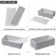thumbnail image 2 of Caja de almacenamiento de 12 paquetes, organizador de cajones plegable no tejido para ropa interior, sujetadores, corbatas, calcetines Caja de almacenamiento con compartimento para ahorrar espacio (12 Afortunado Sencillez, 2 of 4