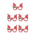 thumbnail image 3 of Baohd Décorations de Noël Festives Ornements de Fête pour des Vacances Magiques Noël Multicolore Bois Rouges 5Set, 3 of 6