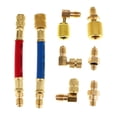 thumbnail image 2 of Accesorios Adaptadores Ajustables R134A Acoplador Kit de Manguera de Adaptador de Aire Acondicionado de CA Alto Bajo, 2 of 8