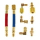 thumbnail image 2 of Accesorios Adaptadores Ajustables R134A Acoplador Kit de Manguera de Adaptador de Aire Acondicionado de CA Alto Bajo, 2 of 8