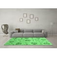 thumbnail image 3 of Ahgly Company Indoor Rectangle Abstract Emerald Green Modern Area Rugs, 2' x 3', 3 of 4