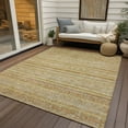 thumbnail image 6 of Addison Rugs Chantille Indoor/Outdoor Transitional Stripes Wheat Washable Rectangle Rug, 3' x 5', 6 of 6