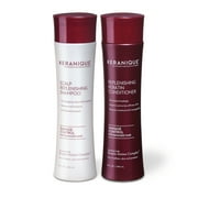 Keranique Keratin Shampoo & Conditioner Set for Damaged Thinning Hair 8 fl oz each