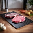 thumbnail image 4 of Coofit Food Defrosting Tray Stripes Metal Safe Rapid Thawing Plate Meat Thawing Board, 4 of 10