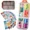 10 squares Grey, variant on UFORU Travel Pill Organizer Box with 146 Labels, 10 Compartment Small Pill Case Medicine Kit, Portable Pocket Purse Pharmacy, Daily Weekly Vitamin Supplement Medication Holder