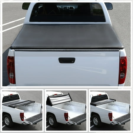 Spec-D Tuning For 2002-2008 Dodge Ram 1500 2003-2008 2500/3500 6.4Ft Bed Tri-Fold Tonneau Cover 2002 2003 2004 2005 2006 2007
