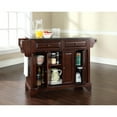 thumbnail image 4 of Crosley Furniture LaFayette Wood Kitchen Island in Mahogany/Black, 4 of 5