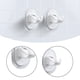 thumbnail image 2 of 2 uds ganchos adhesivos abrazadera de suspensión pegajosa fácil para baño de cocina (blanco) Sywqhk Libre de BPA, 2 of 4