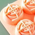 thumbnail image 3 of Rose Ice Cube Molds - Silicone Flower-shaped Cubes For Chilling Whiskey And Cocktails (bpa-free, Pink), 3 of 5