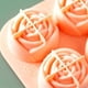 thumbnail image 3 of Rose Ice Cube Molds - Silicone Flower-shaped Cubes For Chilling Whiskey And Cocktails (bpa-free, Pink), 3 of 5