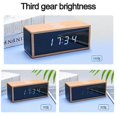 thumbnail image 4 of Réveil Intelligent, Charge Sans Fil, Haut-Parleur Bluetooth, Bois_Perfect Gift, 4 of 4