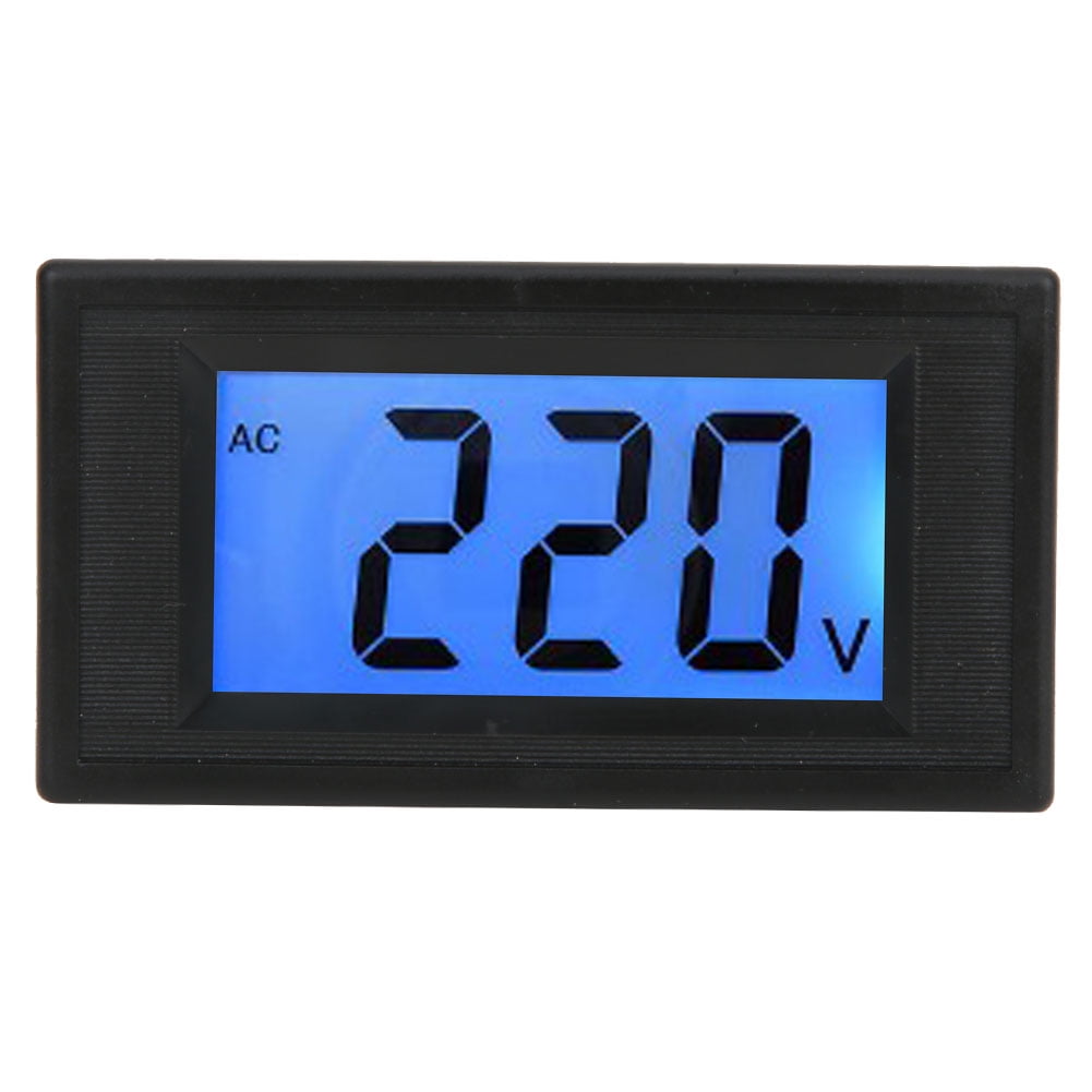 Voltage Meter, AC80-500V Digital Panel Meter, For AC 220V Mains Electricity Test