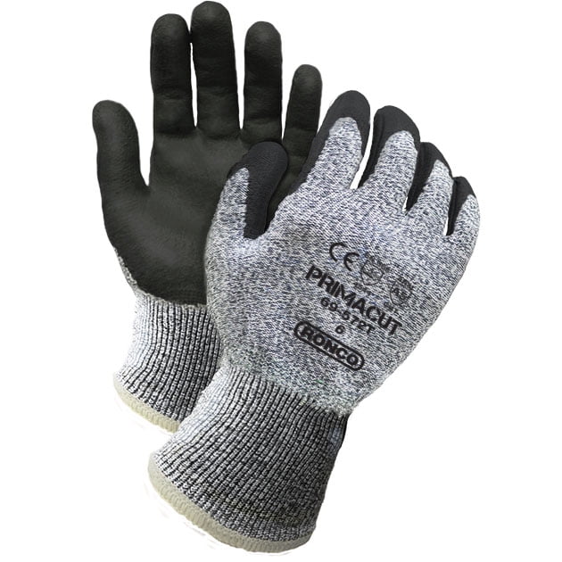 PrimaCut™ 69-572T Sandy Nitrile Palm Coated Touch Compatible Glove, Cut Level: CE 5 / ANSI 5 (48 pairs / case)