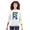 thumbnail image 3 of Mega Man Video Game Blue Bomber Sweatshirt for Men or Women Brisco Brands S, 3 of 6
