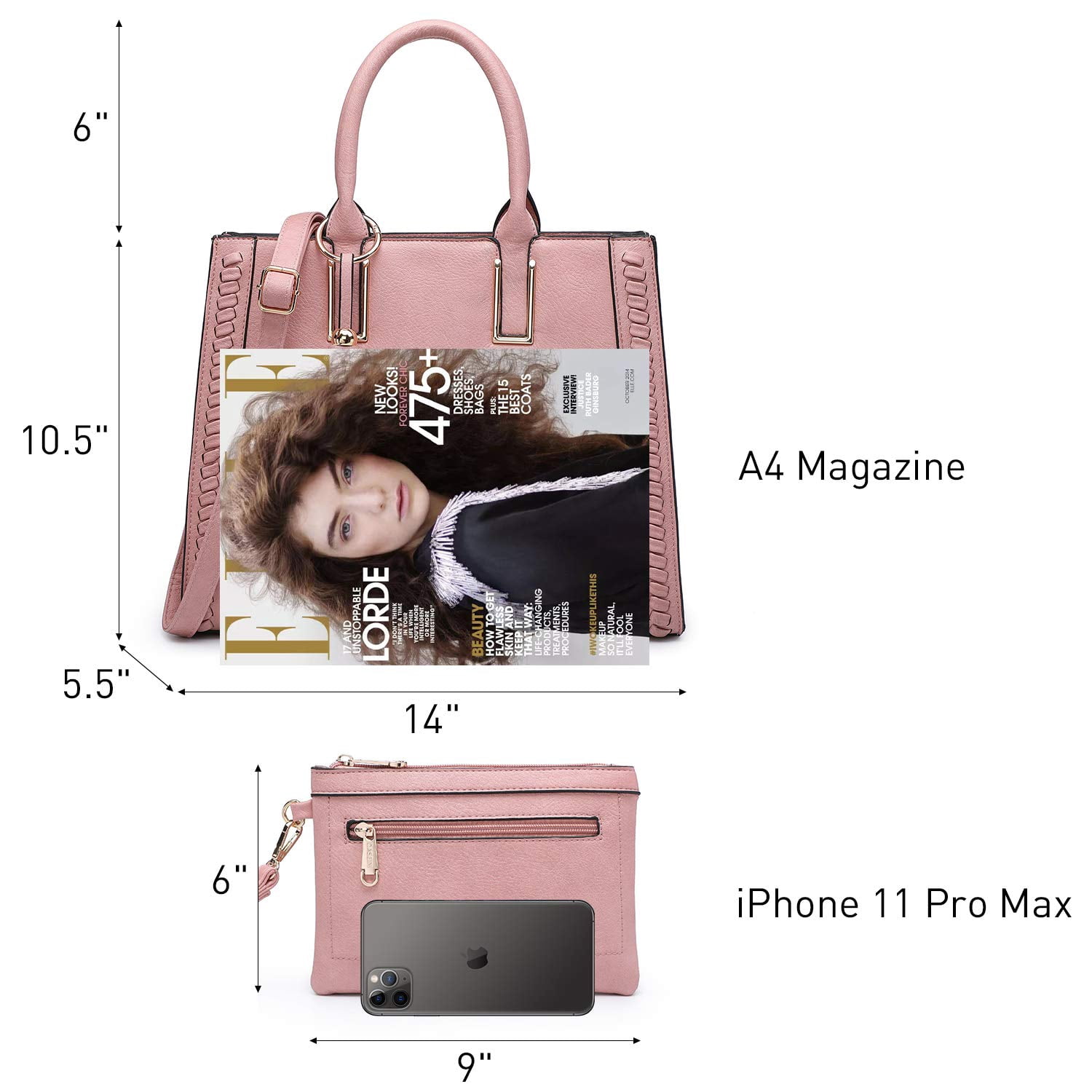 Dasein Women Satchel Handbags Vegan Leather Purses Tassel Shoulder Bags Work Tote for Ladies with Long Strap