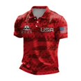 thumbnail image 3 of 2026 New USA Soccer Jersey for Men, United States Jersey Soccer, Jersey USA Fans Crew Neck Short Sleeve Football Retro Streetwear Outdoor T Shirt for Adult(Red, M), 3 of 5