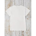 thumbnail image 3 of Women's St. Patrick's Day Lucky Clover Graphic T-Shirt - Casual Crew Neck Short Sleeve Top, Polyester & Elastane Blend, Machine Washable, Perfect for Summer & Spring, Spring Casual Wear|St. Patrick's, 3 of 7
