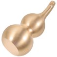 thumbnail image 3 of Colgante de la llave del coche de la calabaza del codo de cobre amarillo de la manera que cuelga el colgante con la cuerda - tamaño cepillado sólido grande (de oro), 3 of 7