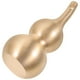 thumbnail image 3 of Colgante de la llave del coche de la calabaza del codo de cobre amarillo de la manera que cuelga el colgante con la cuerda - tamaño cepillado sólido grande (de oro), 3 of 7