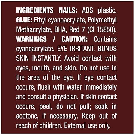 OPI Press On Nail Set, Got The Blues For Red 1.0 set