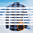 thumbnail image 3 of Breezora Men's Warm Flannel Shirt with Brushed Fleece Lining Cold Weather Plaid Long Sleeve Top for Autumn and Winter XXL Size White, 3 of 5