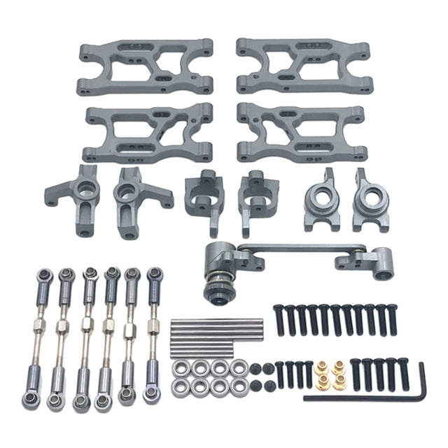 ZheElen Aluminum Alloy 1/14 Front Rear Upper Suspension Arm 1x Perfect Style Rc Front Rear Upper Suspension Arm For Wltoys 144001 Titanium