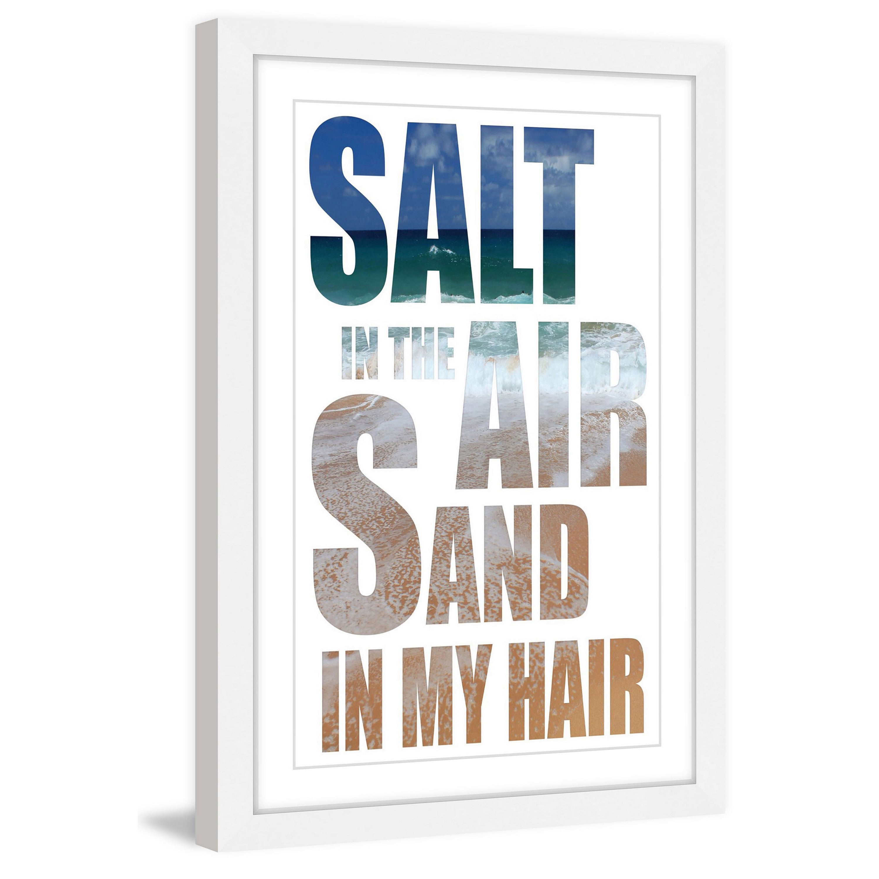 Marmont Hill "Salt and Sand" by Diana Alcala Framed Painting Print
