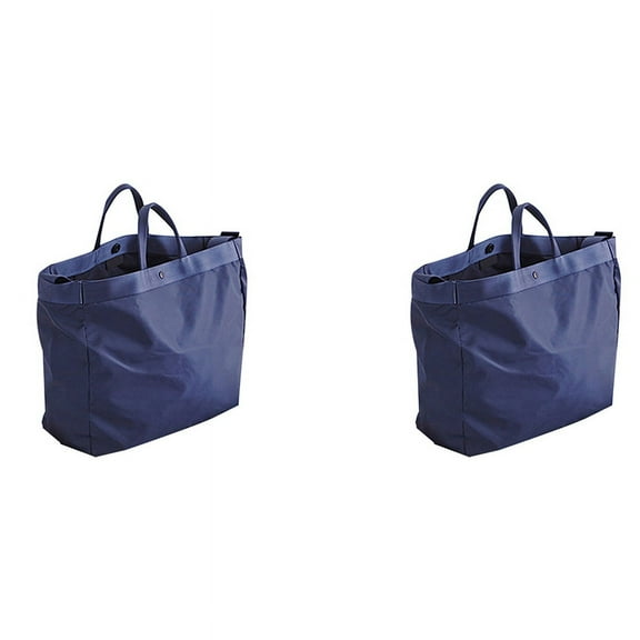 2X Nylon Portable Shoulder Bag for Travel Outdoor Sports,Waterproof Handbag,Vintage Casual Tote Bags for Men,Blue