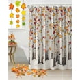 thumbnail image 2 of Fall Shower Curtain Watercolor Maple Leaves Bathroom Curtains with Hooks, Waterproof Fabric Tree Forest Thanksgiving Bath Shower Curtains Set for Bathroom Bathtubs Decor 36x72 Inch, 2 of 7