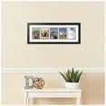 thumbnail image 2 of ArtToFrames Collage Photo Picture Frame with 5 - 4x6" Openings, Framed in Black with Fabric White and Black Mats (CDM-3926-153), 2 of 8