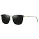 thumbnail image 1 of Gafas de sol polarizadas UV400 de moda Retro marco cuadrado de Metal elimina el deslumbramiento gafa Abanopi Lente G15 dorada y negra, 1 of 7